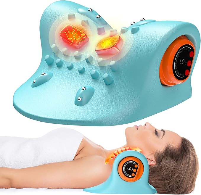 Electric Neck Cervical Traction Massage + EMS