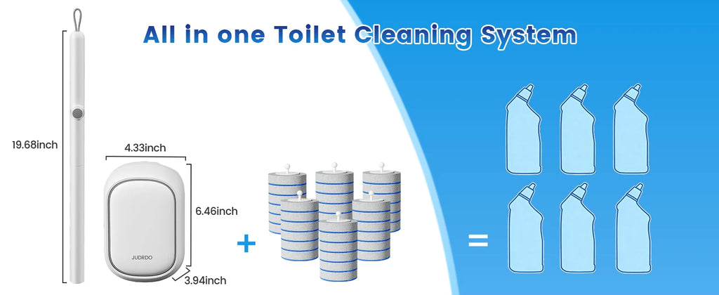 Disposable Toilet Brush Wall Mounted