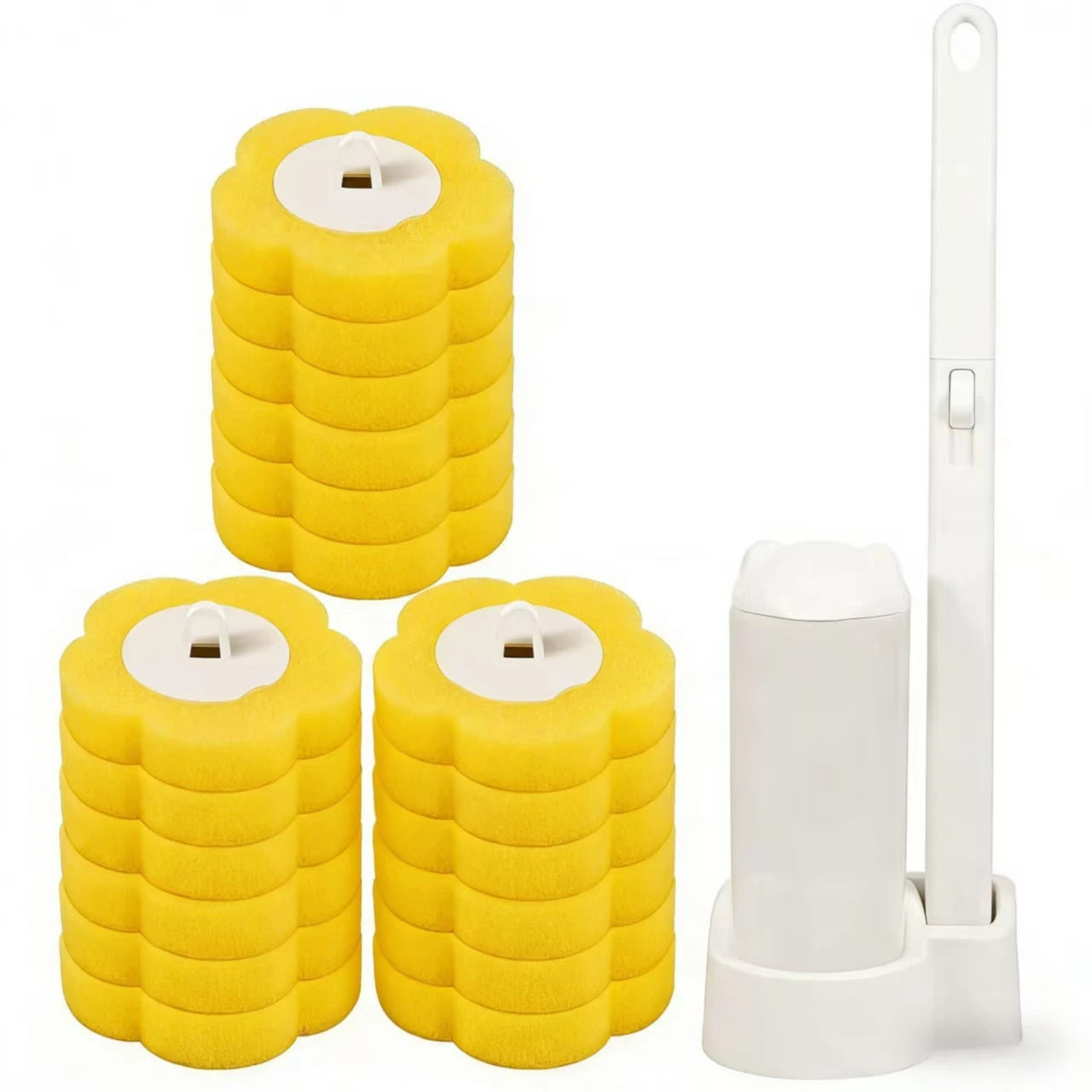 Disposable Toilet Sponge Brush