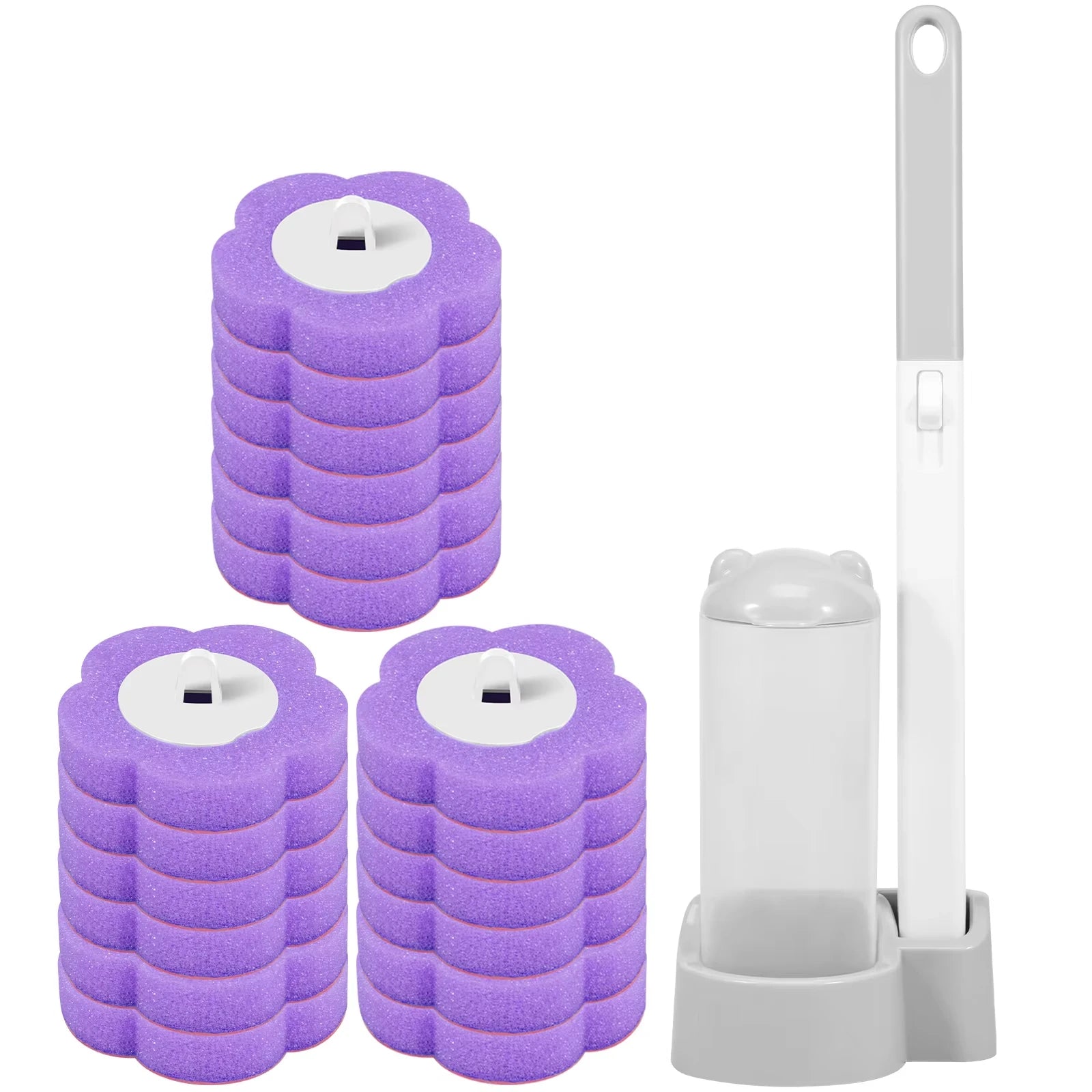 Disposable Toilet Sponge Brush