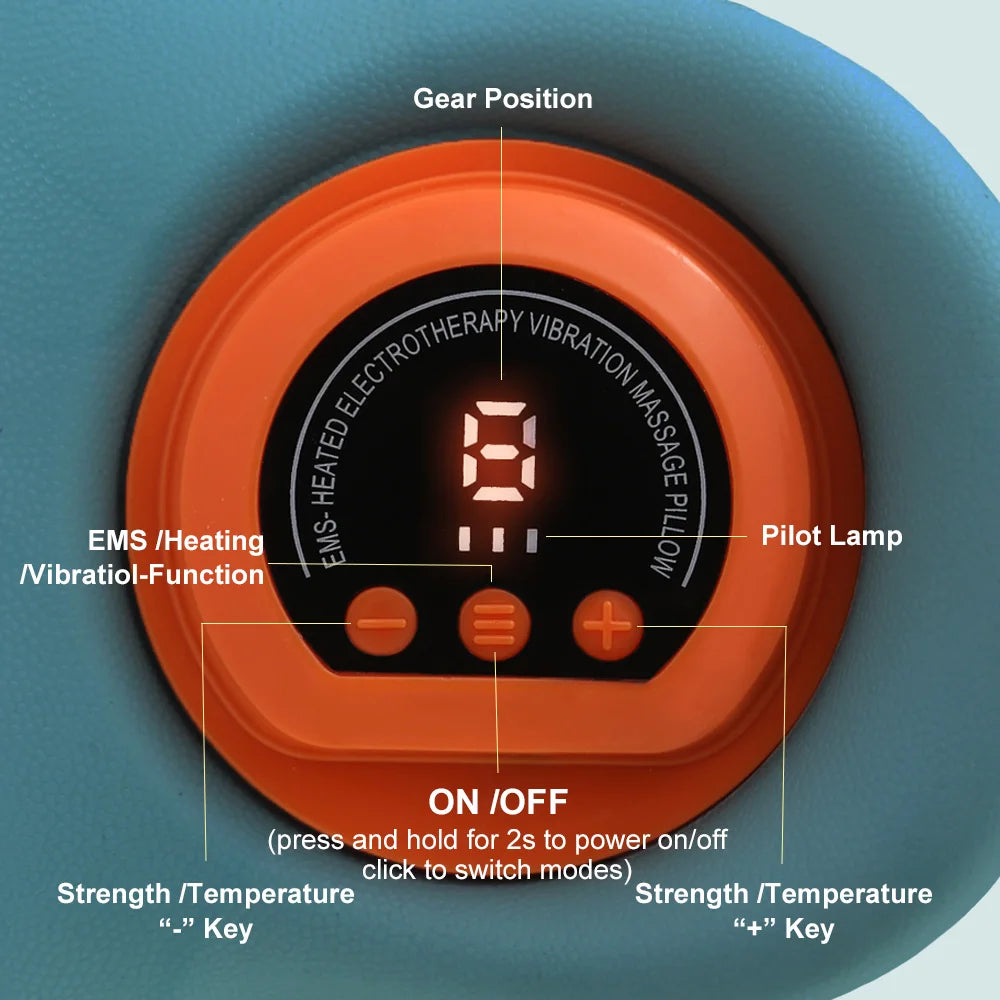 Electric Neck Cervical Traction Massage + EMS