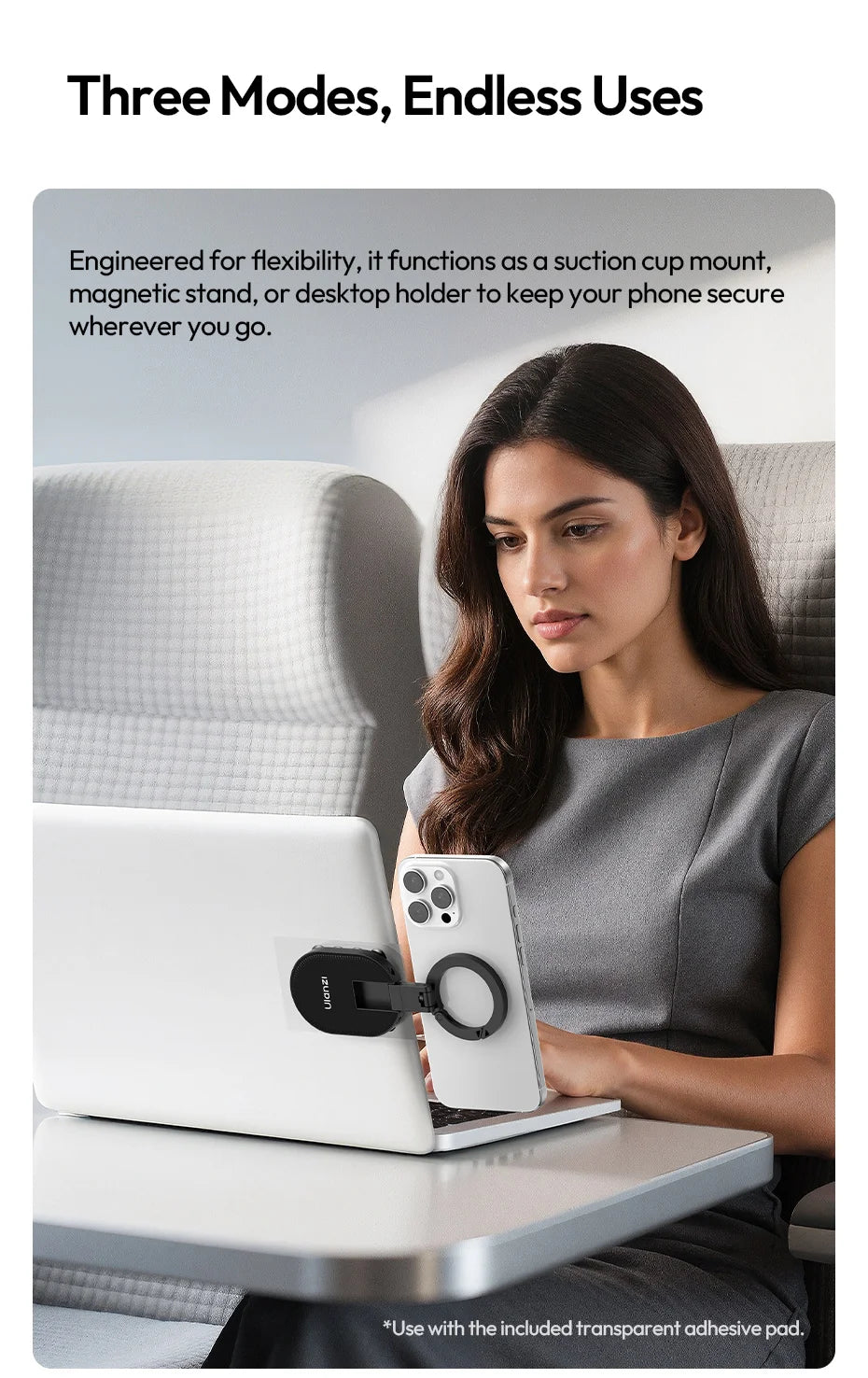 Ulanzi Phone Holder with MagLock and Suction Cup