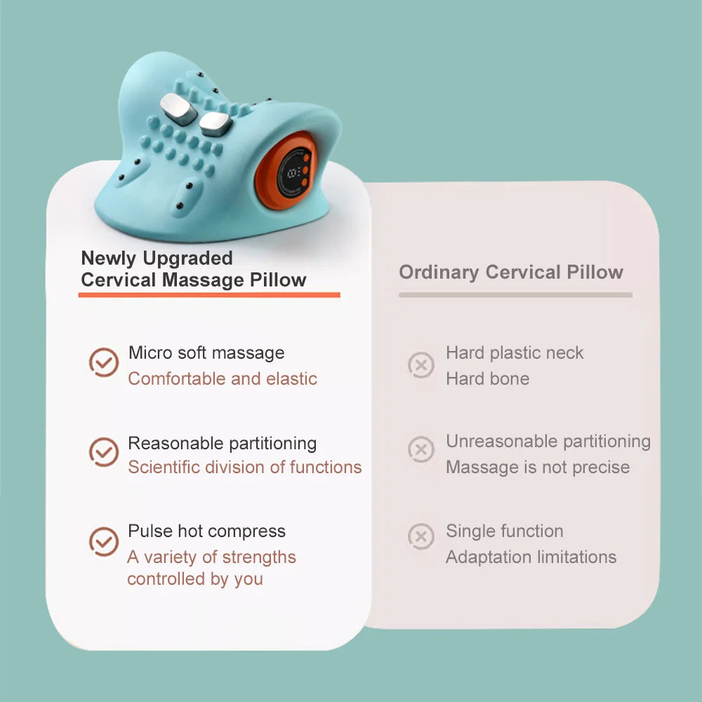 Electric Neck Cervical Traction Massage + EMS