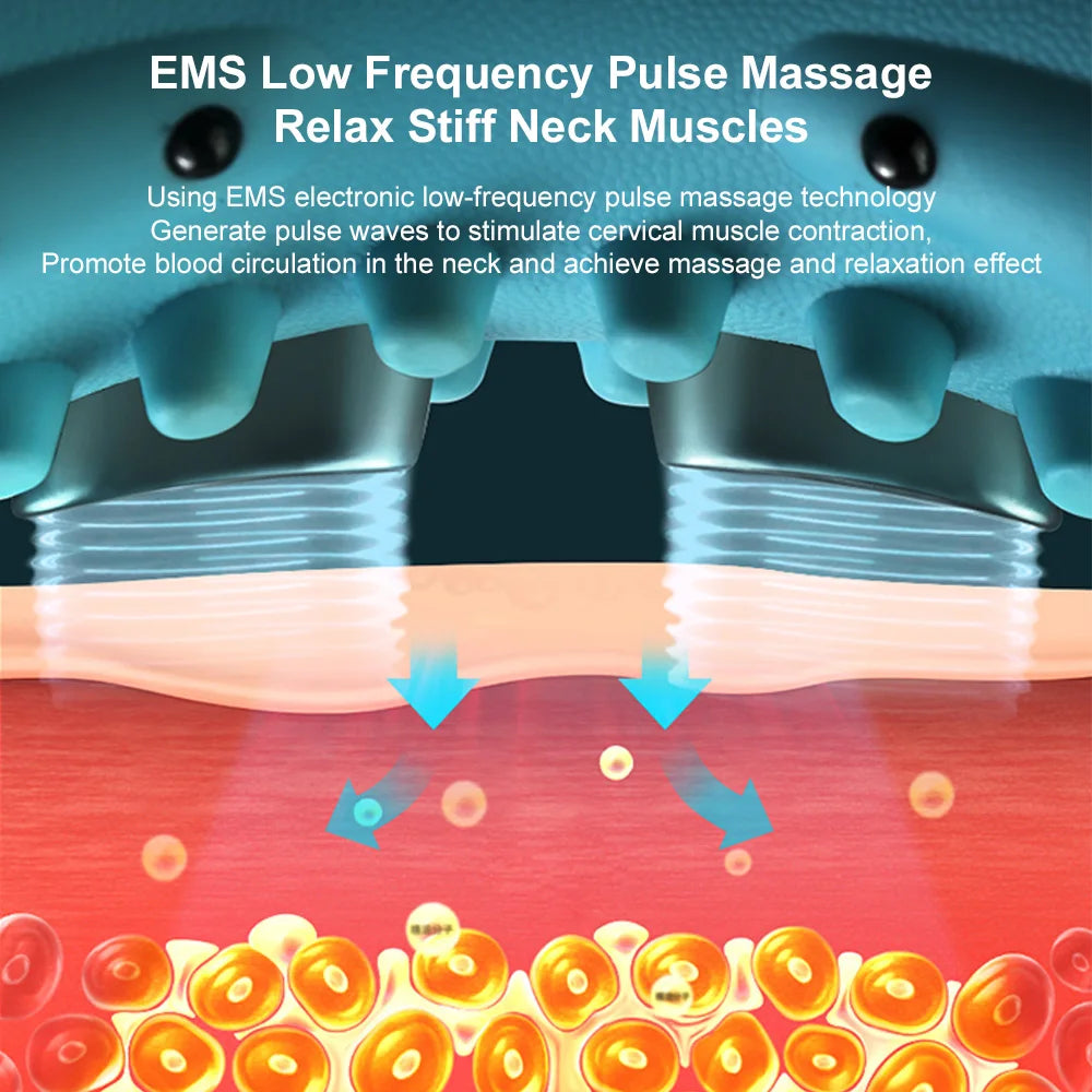 Electric Neck Cervical Traction Massage + EMS