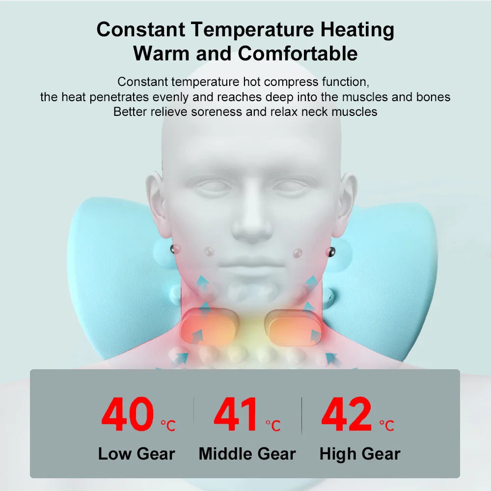 Electric Neck Cervical Traction Massage + EMS