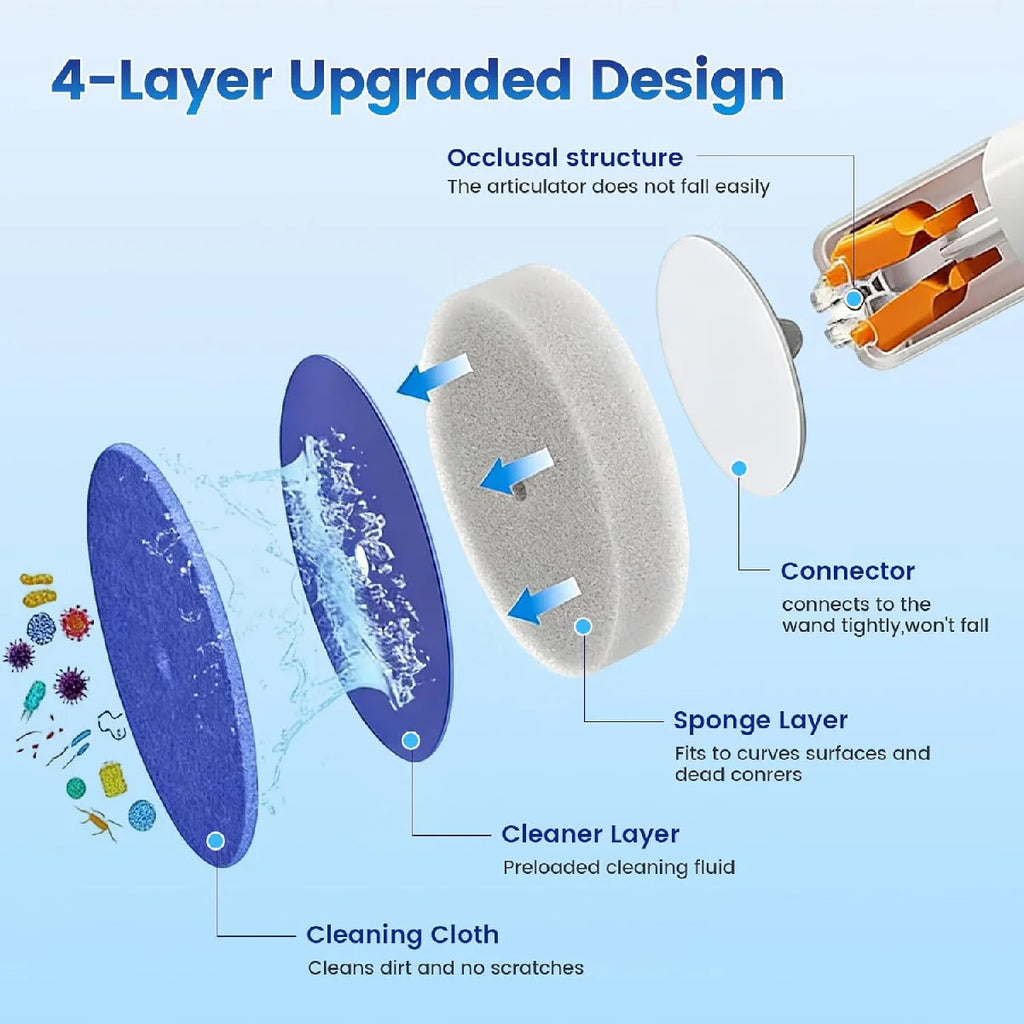 Disposable Toilet Brush Wall Mounted