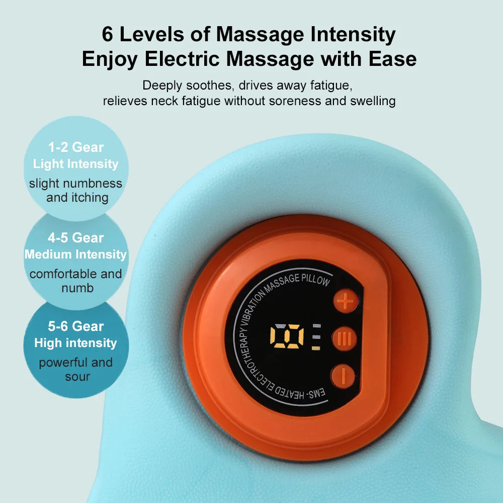 Electric Neck Cervical Traction Massage + EMS