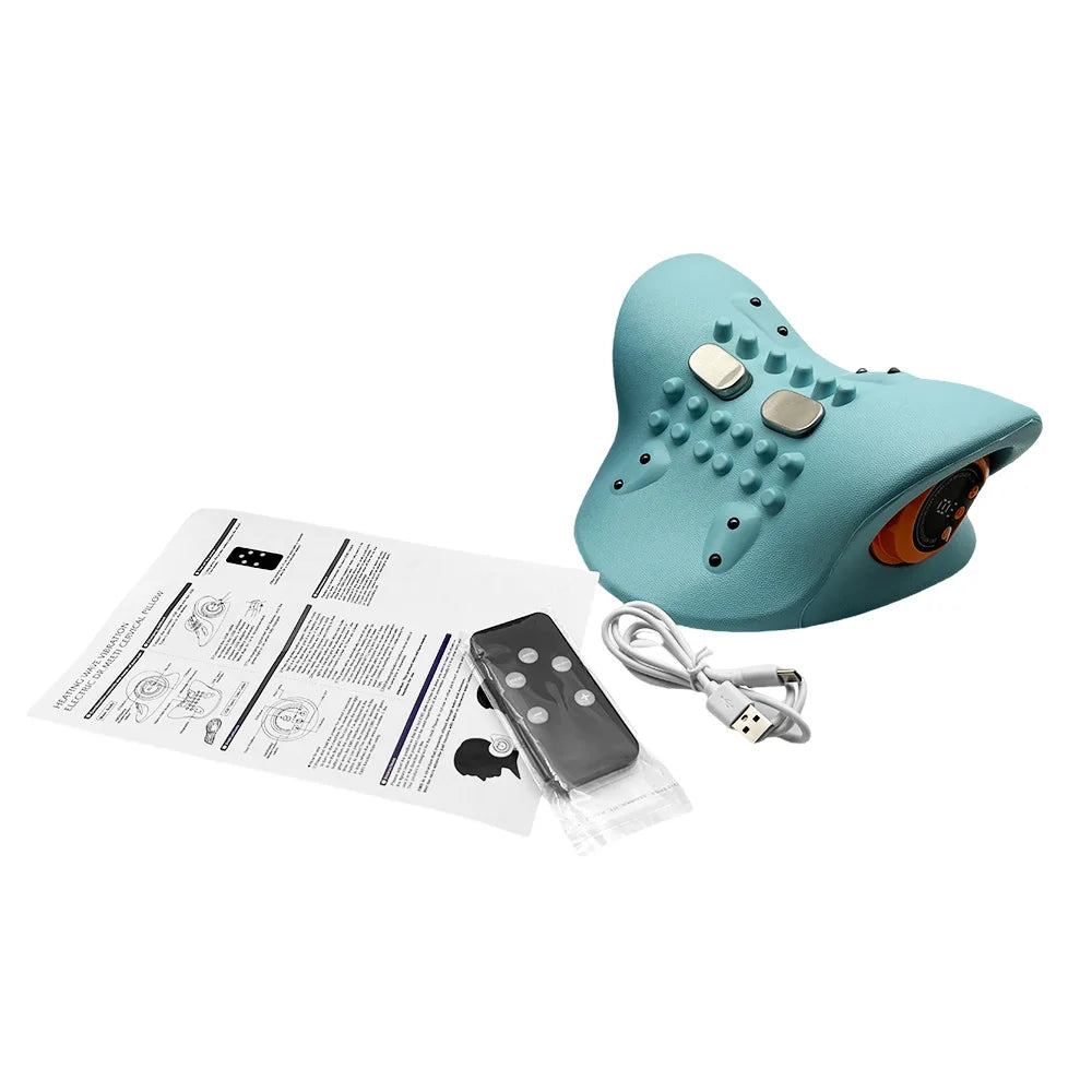 Electric Neck Cervical Traction Massage + EMS
