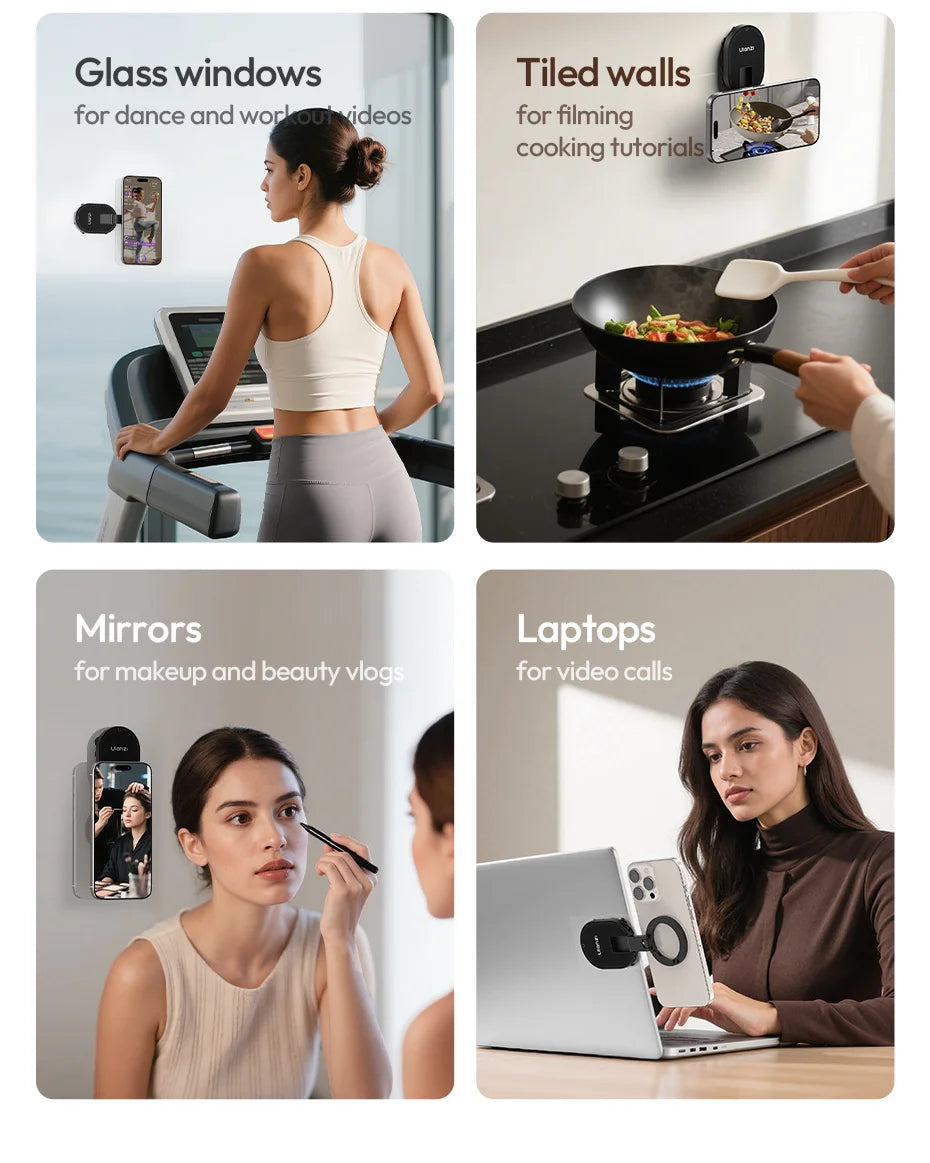 Ulanzi Phone Holder with MagLock and Suction Cup